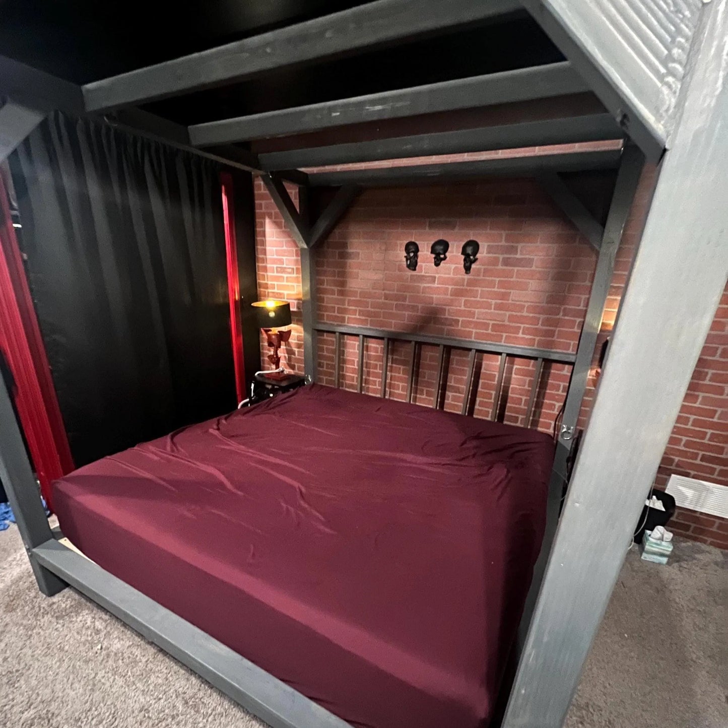 DIY King Size Dungeon Bed