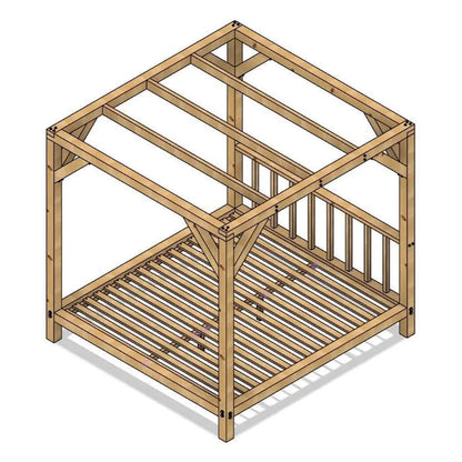 DIY King Size Dungeon Bed