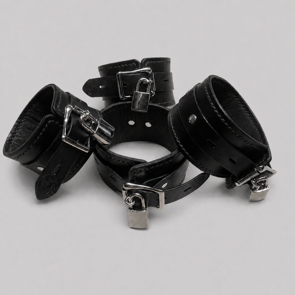 Ankle and Wrist Cuff Combo with locking buckles