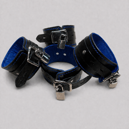 Ankle and Wrist Cuff Combo with locking buckles