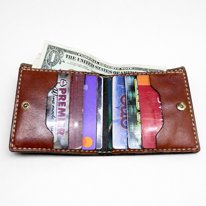 Bi Fold Wallet with coin storage