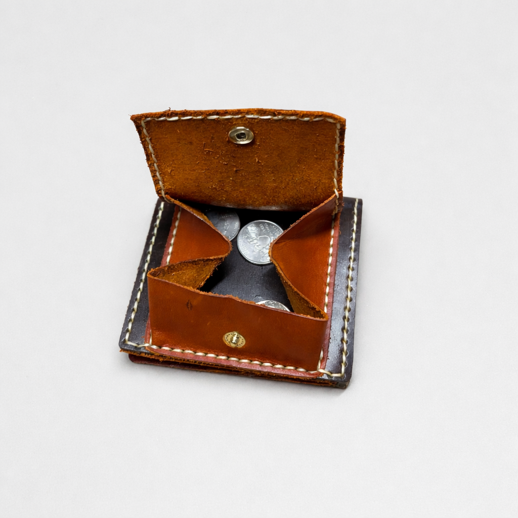 Bi Fold Wallet with coin storage