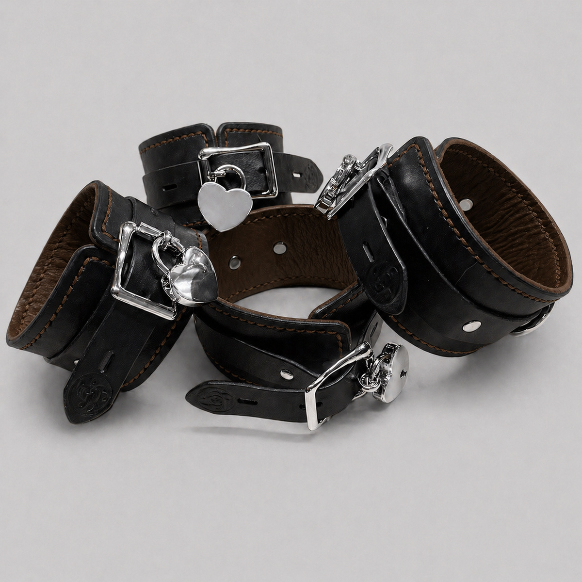 Ankle and Wrist Cuff Combo with locking buckles