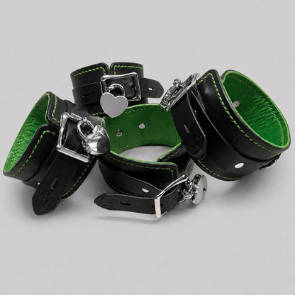 Ankle and Wrist Cuff Combo with locking buckles