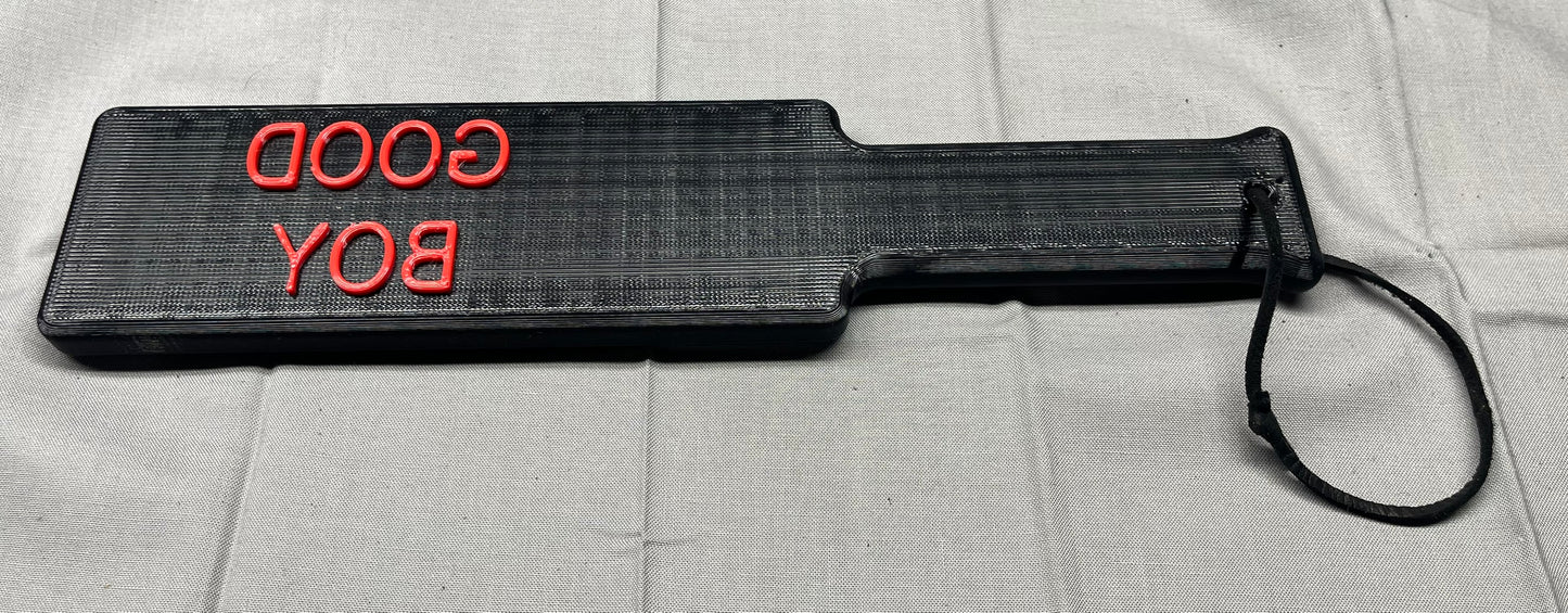 Good Boy BDSM Imprint Paddle