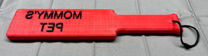 Mommy's Pet BDSM Imprint Paddle