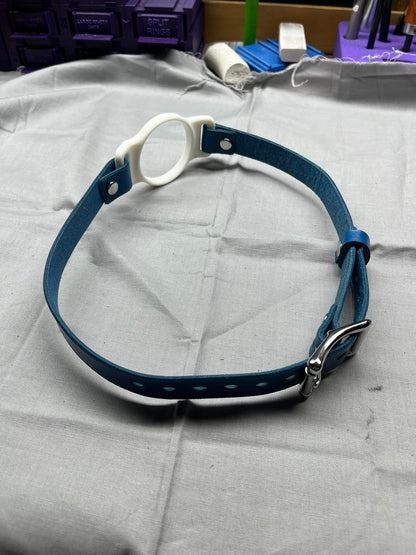 White BDSM O-Ring Gag