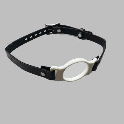 White BDSM O-Ring Gag