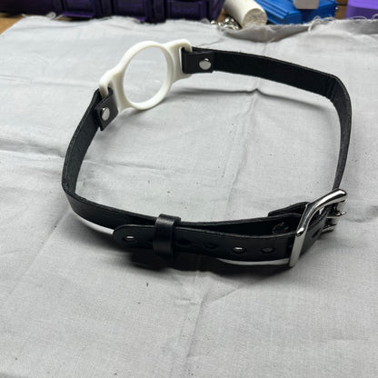 White BDSM O-Ring Gag