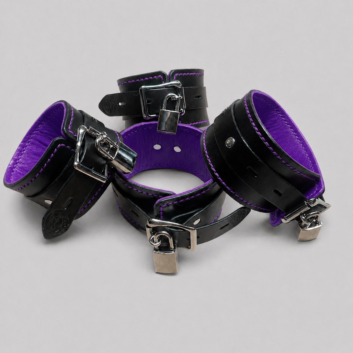 Ankle and Wrist Cuff Combo with locking buckles