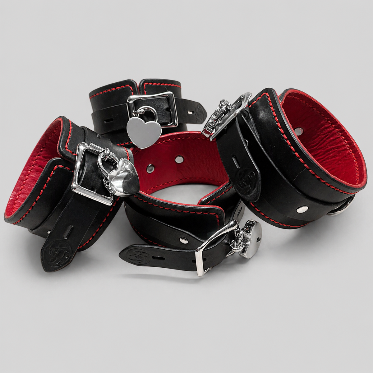 Ankle and Wrist Cuff Combo with locking buckles