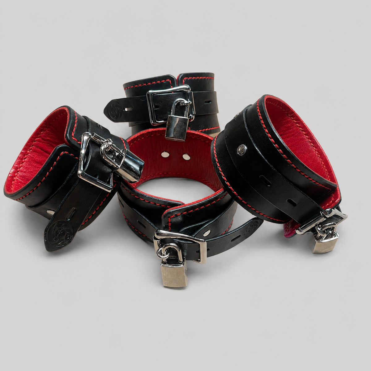 Ankle and Wrist Cuff Combo with locking buckles