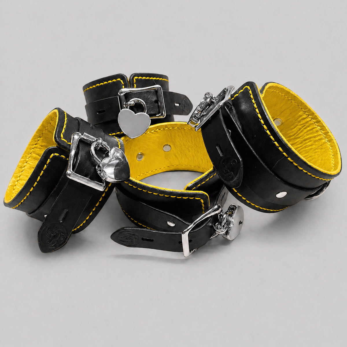 Ankle and Wrist Cuff Combo with locking buckles